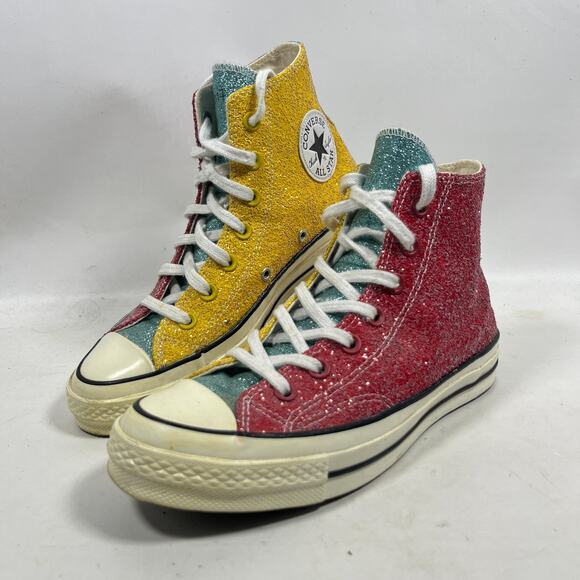 Converse Other - CONVERSE Sneakers M5.5 W7.5 All Star JW Anderson Chuck 70 Hi Top Glitter Barbosa